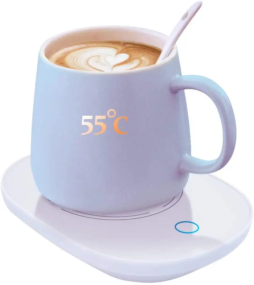 Кофейная кружка, подогреватель для настольной чашки с автоматическим отключением для офиса и домашнего использования
