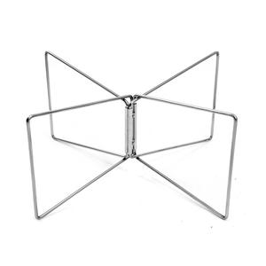 Estante de Almacenamiento Rectangular Plegable de Acero Inoxidable para Exteriores, Tipo Vertical, Cajas y Contenedores de Almacenamiento - Product Image 1