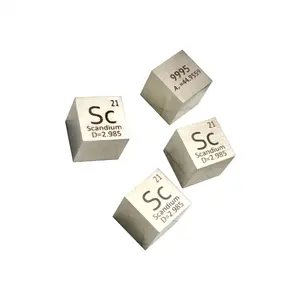 Purity 99.95% Sc Scandium metal Cube cas no 7440-20-2