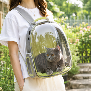 Capsule Transparent Outdoor <b>Foldable</b> Travel Transport Carrier Bag Dog Travel Bga Large Capacity <b>Backpack</b> Cat Bag - Product Image 4