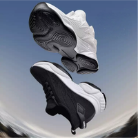 Nouvelles Chaussures Rehaussantes Respirantes en Tricot TPU Style Rétro Décontracté pour Homme, Chaussures de Sport à Talon Élevé, Fournisseur d'Usine ODM OEM