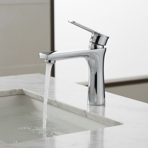 Grifo <span class=keywords><strong>de</strong></span> <span class=keywords><strong>lavabo</strong></span> termostático cromado <span class=keywords><strong>de</strong></span> un solo orificio moderno, grifo <span class=keywords><strong>de</strong></span> <span class=keywords><strong>lavabo</strong></span> con Sensor sin contacto, válvula <span class=keywords><strong>de</strong></span> cerámica para hoteles y apartamentos - Product Image 1