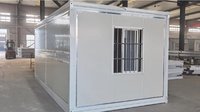 Maison modulaire préfabriquée portable extensible à 2, 3 ou 4 chambres, maison conteneur pliable de 20 pieds à bas prix