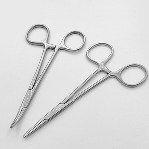Pinza Hemostática KEWO, Pinza de Bloqueo Tipo Mosquito, Acero Inoxidable, Bañada en Oro, Porta Agujas Veterinario, Instrumento Quirúrgico - Product Image 5