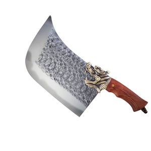 Cinese Longquan patrimonio culturale immateriale artigianale forgiatura osso coltello da taglio coltello speciale da macellaio - Product Image 1