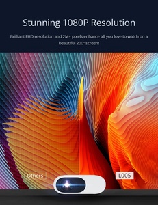 Nhà Máy Ban Đầu L005s <span class=keywords><strong>LCD</strong></span> Không Dây Wifi 5G 1080P Full HD 4K <span class=keywords><strong>Video</strong></span> Rạp Chiếu Phim Gia Đình Điện Thoại Thông Minh Máy Chiếu Mini Màn Hình Lớn Máy Chiếu - Product Image 5