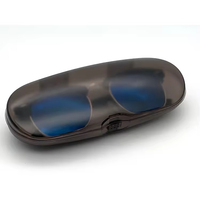 Étui à lunettes en plastique avec logo personnalisé à la mode emballage de lunettes de soleil transparentes étuis à lunettes de qualité supérieure