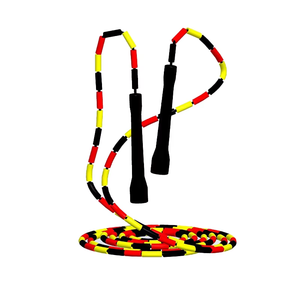 Corde à sauter en PE colorée avec logo personnalisé, légère, 3M, à perles, pour enfants et adultes, exercices de fitness - Product Image 1