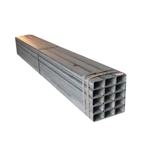 Tubos de aço carbono, 250x150 250x250 seção oca, tubo de construção quadrado