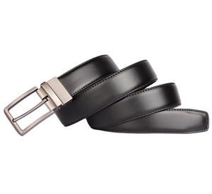 Fabricant OEM ODM <span class=keywords><strong>Ceinture</strong></span> d'affaires décontractée réglable rotative réversible à double face avec boucle en <span class=keywords><strong>cuir</strong></span> véritable - Product Image 5