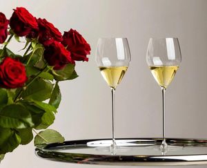 Verre à vin 327 ml, compatible lave-vaisselle, pour boissons froides, luxe, mariage, personnalisé, cristal, pied long, sans plomb, gobelet - Product Image 3