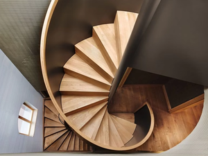 Villa scale curve idee scala a chiocciola prezzi battistrada in legno scala a chiocciola Led scale illuminazione scaletta da Foshan - Product Image 3