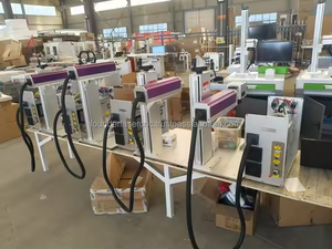 เครื่องทำเครื่องหมายไฟเบอร์เลเซอร์20W 30W 50W เครื่องแกะสลักโลหะรองรับรูปแบบกราฟิก DXF PLT BMP Ai DST - Product Image 3