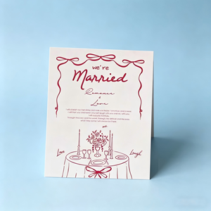 Set di Biglietti di Ringraziamento per Matrimonio, Biglietti di Auguri 'Siamo Sposati', Biglietti Vuoti per Messaggi per Ospiti e Bomboniere - Product Image 2