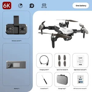 New Brushless Motor S2S <b>Drone</b> Dual Lens Optical Flow Positioning Long Endurance Aerial Photography Remote Control <b>4K</b> 800m 6-Axis - Product Image 6