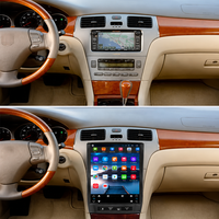 Lecteur multimédia vertical Android 13 Tesla de 9,7 pouces pour Lexus ES 2001-2005 avec Android Auto & CarPlay, navigation GPS, WiFi, BT, DSP