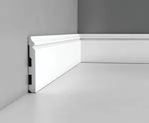 Jupe en PVC <span class=keywords><strong>de</strong></span> Style classique chinois, en polymère, moulage blanc, longueur <span class=keywords><strong>de</strong></span> 2800mm, 1 pièce - Product Image 4