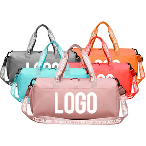 Custom Logo Portable <strong>Women</strong> Travel <strong>Bags</strong> MultiColor Fashionable Nylon Large Capacity Training <strong>Weekend</strong> Shoulder Pink Gym Sport <strong>Bag</strong> - Product Image 5