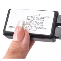 Analyseur logique USB à puce unique pour outil de débogage FPGA, échantillonnage 24 MHz, 8 canaux
