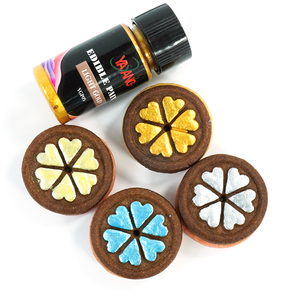 Vente chaude Colorant Alimentaire <span class=keywords><strong>Comestible</strong></span> Glitter Liquide Métallique Shimmer Peinture <span class=keywords><strong>Comestible</strong></span> pour Cuire Gâteau Boissons - Product Image 5