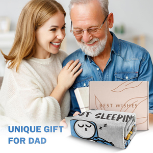 Divertente Regalo di Compleanno per Papà, Marito, da Figlia o Figlio, Coperta Super Morbida per Divano e Pisolini - Product Image 5