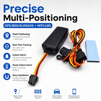 Sistema de Alerta Inteligente con Control Remoto de Seguridad de Voltaje Amplio de 9-90V para Automóvil y Motocicleta, Rastreador GPS 4G con Posicionamiento Híbrido Multi-GNSS