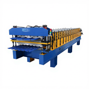 Machine de pressage de <span class=keywords><strong>tuiles</strong></span> à double couche à prix d'usine - Contrôlée par PLC, Économe en énergie, Moteur durable - Product Image 1