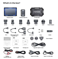 Scanner Diagnostico per Veicoli TOPDON Phoenix Smart, Programmazione Completa del Sistema, Strumento Diagnostico per Camion e Attrezzature Pesanti