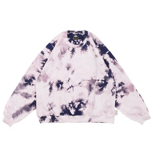 Sweat à capuche 100% coton avec logo de marque personnalisé, dernier modèle tie-dye, Vierge Marie, lourd, brodé, patchwork rétro pour hommes - Product Image 6