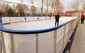 Resistente a los rayos uv hockey sobre hielo <span class=keywords><strong>arena</strong></span> de pista de hielo de las barreras/esgrima temporal para al aire libre - Product Image 4