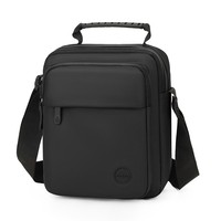 Tas Selempang Pria Oxford Anti Air, Kasual Bisnis Modis, Logo Kustom, Cocok untuk Luar Ruangan, Bisa Dipakai Sebagai Tas Jinjing, Penutup Ritsleting