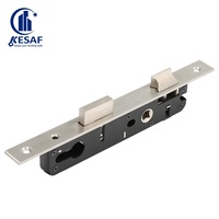 Serrures à mortaise de sécurité en acier inoxydable 8525, norme européenne, à profil étroit, durables et personnalisables pour portes.