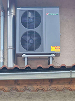 Pompe à chaleur air-eau EVI à onduleur DC complet, certifiée R32 A+++ ErP, pour chauffage, refroidissement et ECS domestiques, 8KW-30KW