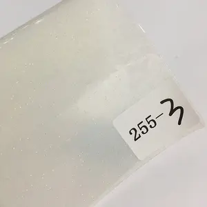 0.5mm防水ソフト透明マルチカラープラスチックPVCグリッターフィルムシート/パッキングおよびブックカバー用ロール