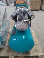 Compresseur d'air à piston lubrifié en V, portable, 2050, 3 CV, deux cylindres, tête en fonte, avec réservoir de 70 L, certifié CE, vente en gros