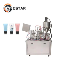 Machine automatique de remplissage et de scellage de tubes, remplisseuse et scelleuse de tubes laminés en plastique et en aluminium pour crème, dentifrice, pommade, pâte
