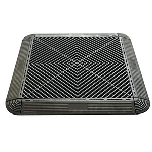 Baldosas de plástico para garaje <span class=keywords><strong>Pisos</strong></span> grandes RaceDeck Flujo libre Costilla abierta Diseño autodrenante Suelo de plástico entrelazado duradero - Product Image 2
