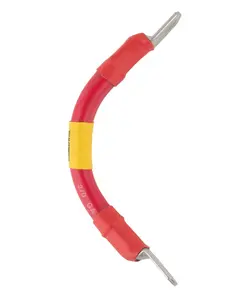 Silicone Wire 2/0 BATTERY INTERCONNECT CABLE 600 VOLT Wind / Solar 12 inch length