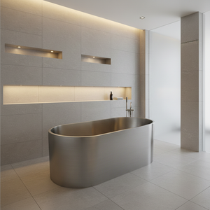 Bañera Cuadrada de Acero Inoxidable 304 Personalizada y Reforzada <span class=keywords><strong>para</strong></span> Salón de Belleza, Terapia de Calor y Frío, Bañera Adicional - Product Image 6