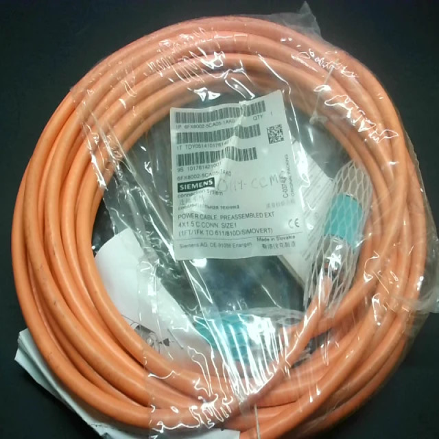 Original Brand New 6FX8002-5CA05-1AK0 Cordset 95mm 2 x straight M40 connectors For PLC
