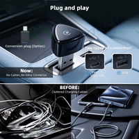 Adaptateur sans fil pour voiture, convertit le CarPlay filaire en sans fil, prend en charge Android Auto, plug and play, vente en gros pour les distributeurs