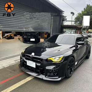 Laccio dello Spoiler del paraurti anteriore in fibra di carbonio stile R44 di alta qualità per <span class=keywords><strong>BMW</strong></span> M2 G87 <span class=keywords><strong>2022</strong></span>-nuovo Kit corpo del labbro anteriore - Product Image 5