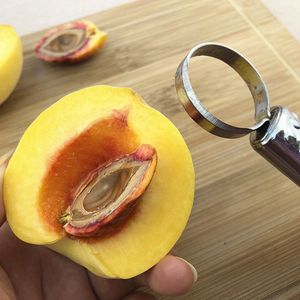 Hua Chuo Stainless Steel Fruit Pitter Peach Kernel Remover Kitchen Tool For Peaches And Nectarines - Product Image 2