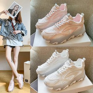 Chaussures de sport respirantes à semelle épaisse et compensée, nouvelle mode estivale décontractée - Product Image 3