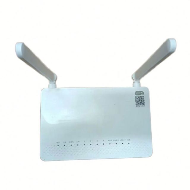 SK-D747 Gigabit WiFi 6 XPON ONU Router 4* + Dual-Band AX3000 (2.4G/5G) TR069 Remote Fiber Optic Equipment White 1-Year