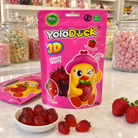 Bonbons Gommes Yoloduck Saveur Fruits Halal en Gros Personnalisables Doux, Sucrés et Acidulés