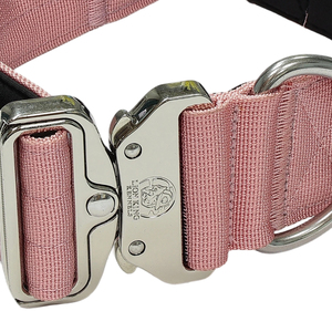 Collare Tattico per Cani in Nylon Personalizzato all'Ingrosso, Imbottitura Morbida in Neoprene, Fibbia in Metallo Tipo Cobra, Logo Incidibile per Razze di Cani Grandi e Medi - Product Image 4