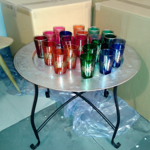 Verre à shot de thé marocain de haute qualité 9x6cm JM INTERNATIONAL - Product Image 1