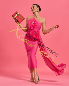 Ocstrade vestidos <span class=keywords><strong>ชุด</strong></span>เดรสลำลองแบนเดจเปิดไหล่เปิดหลังเปิดไหล่สำหรับผู้หญิง - Product Image 6