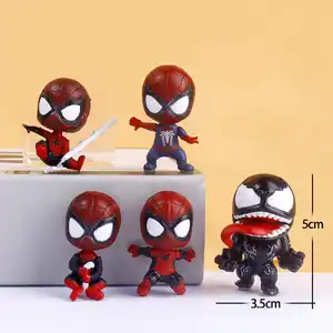 POP Venom carcar678 # örümcek adam 652 # aksiyon figürü oyuncakları Bobble kafa koleksiyonu film karikatür modeli vinil şekil bebek